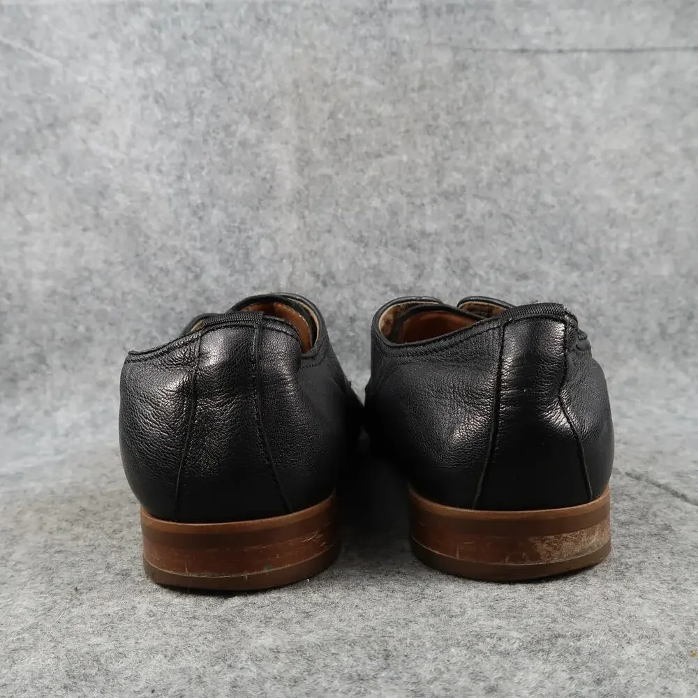 Aldo Shoes Mens 10.5 Oxford Derby Dress Black Leather Formal Classic Lace Up